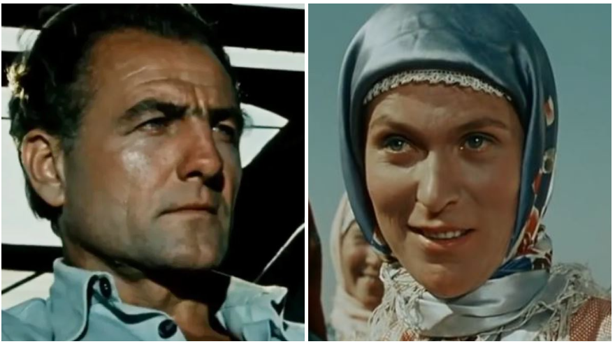 кадры для коллажа из фильмов "Последний дюйм" и "Поднятая целина"