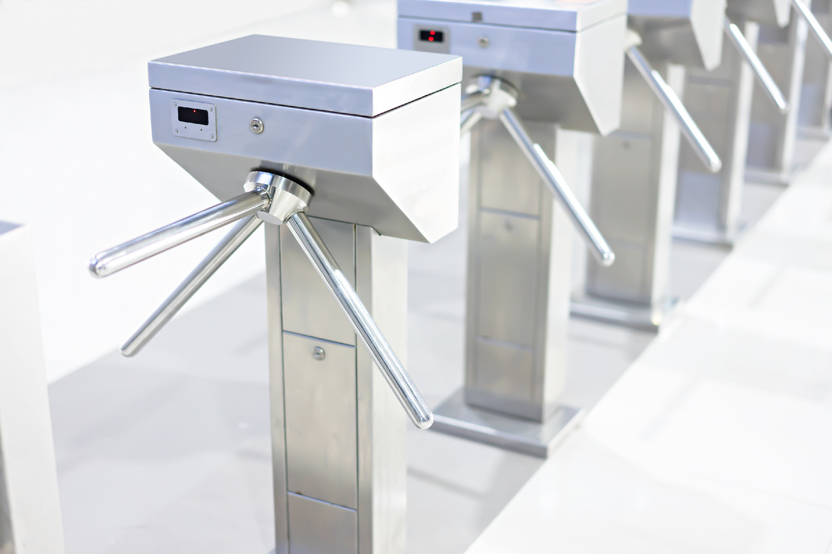 Полупрофильный турникет-трипод