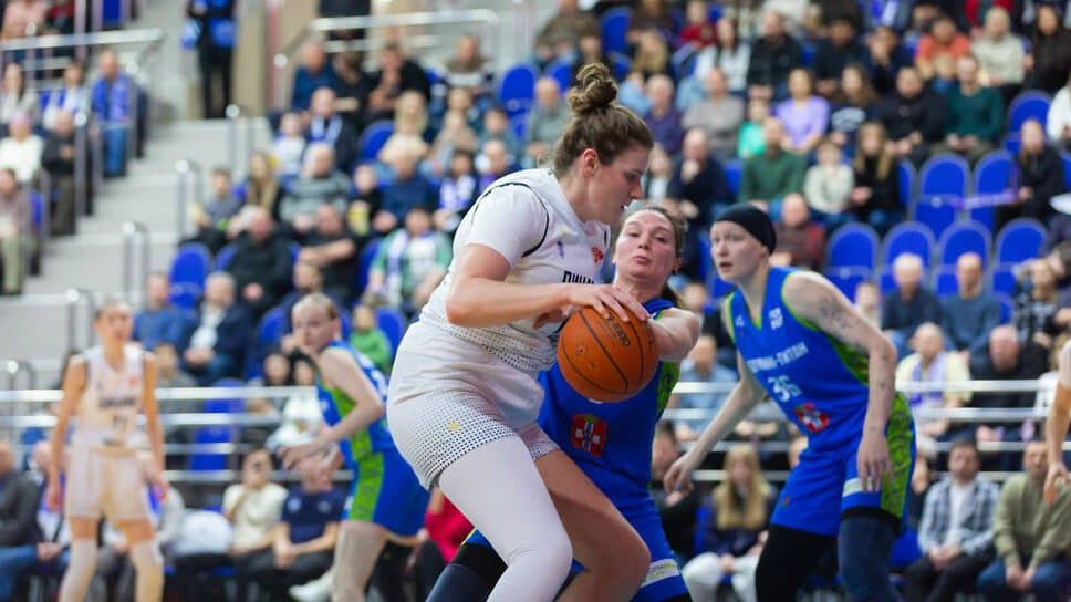 Фото с последнего матча ЖБК «Динамо-Курск» против «Нефтяник-Титан».📷Фото: ЖБК «Динамо-Курск»