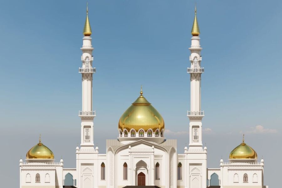 макет той самой мечети