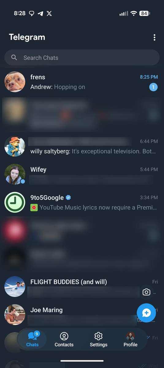    Telegram для Android «клонировал» дизайн iOS-версии