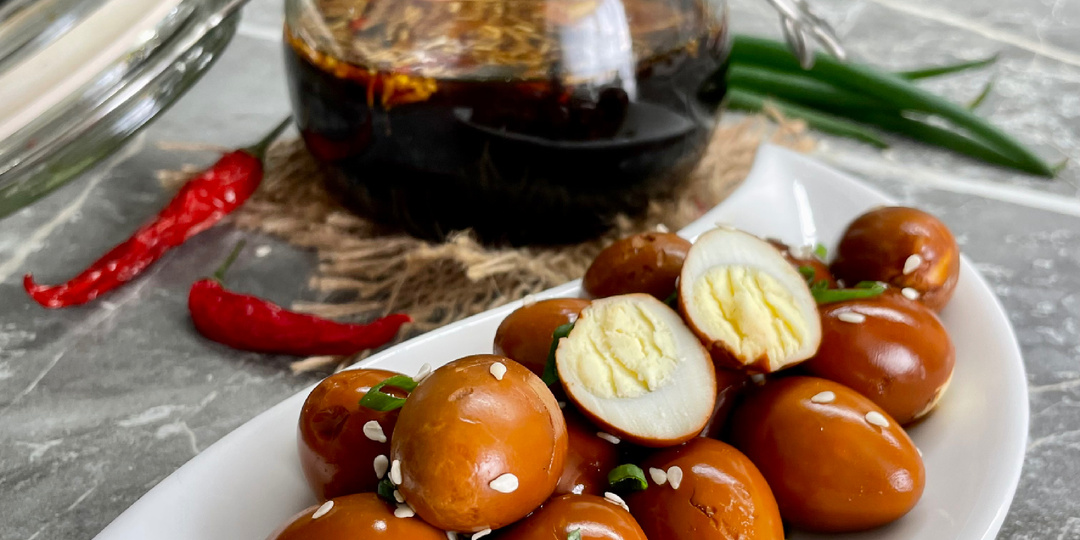 Рецепт маринованных яиц в соевом соусе. Отличная закуска.