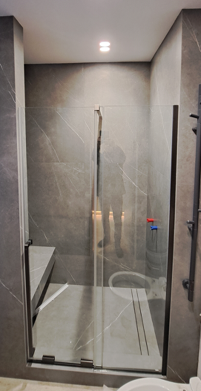 Ограждение частично каркасное с нижними роликами