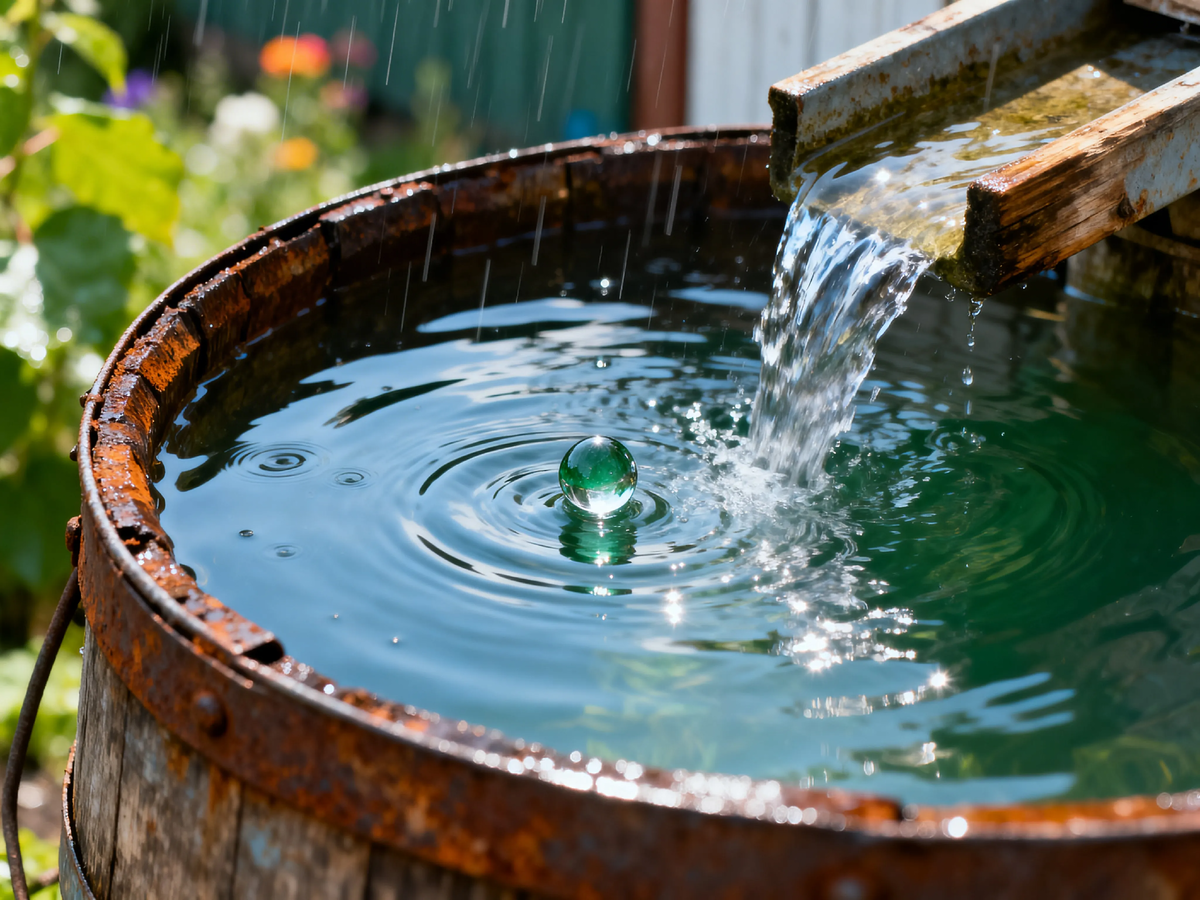 Одна капля в бочке — это целый мир. И этот мир мы можем поймать, чтобы он не утек к соседу бесследно. 💧🌍