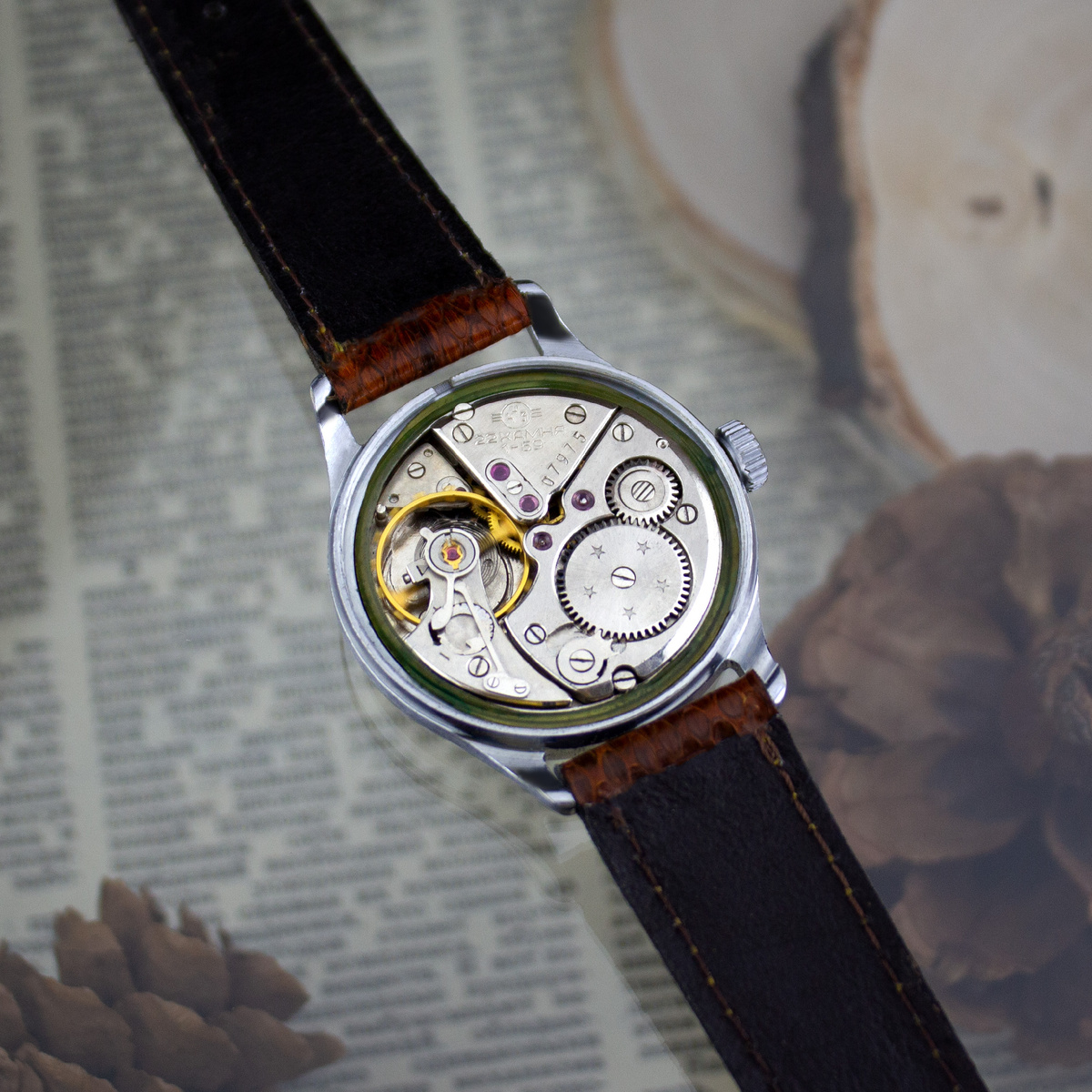 Механизм часов "Волна" I квартал 1959 года