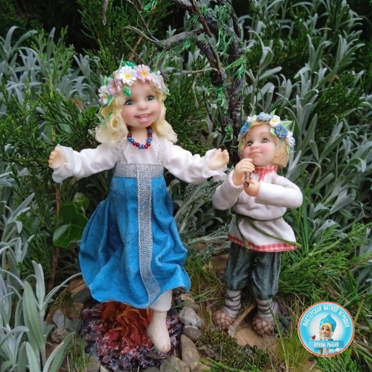 Фото предоставлено мастерской "Ватные игрушки Ирины Рыбий"