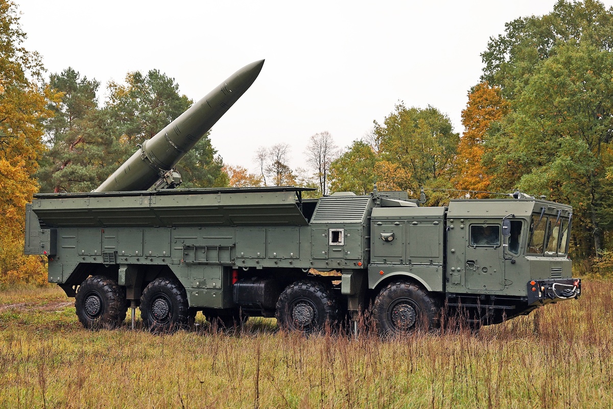    ОТРК "Искандер-М" несет баллистические и крылатые ракеты, справедливо признан лучшим в мире./РИА Новости