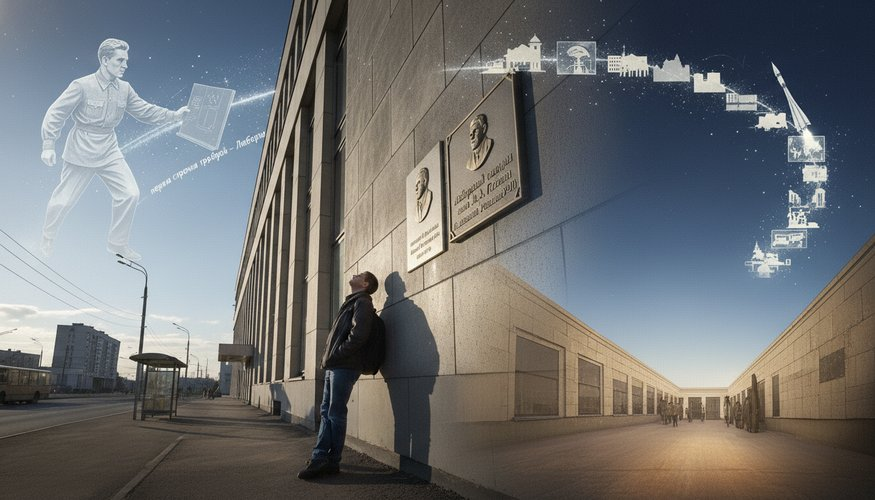 Техникум, мимо которого мы ходим.