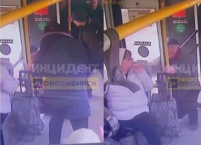 Кадры из видео «Инцидент Новосибирск».