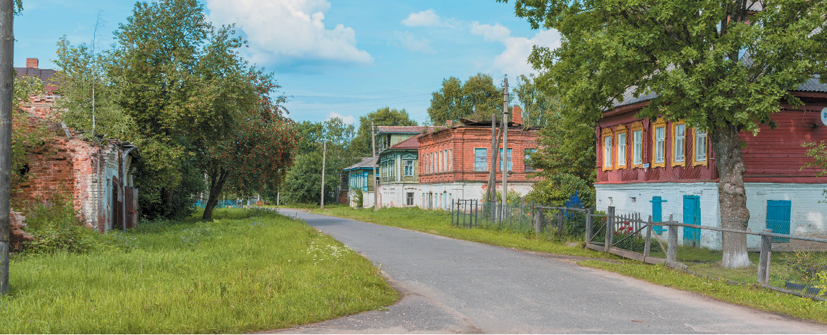 Улицы села Закобякина – настоящий заповедник русской провинциальной архитектуры конца XIX – начала ХХ века