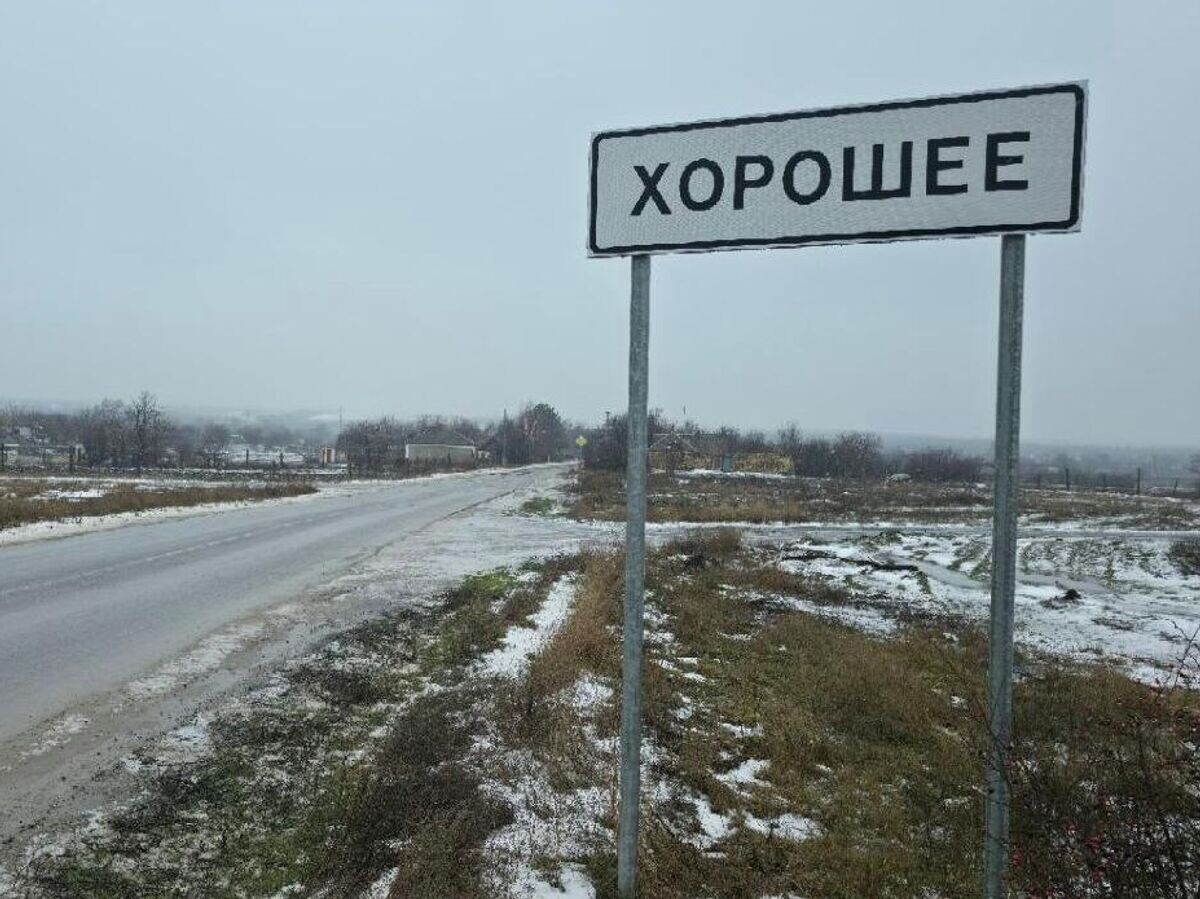   Село Хорошее Старосербского округа ЛНР | © РИА Новости