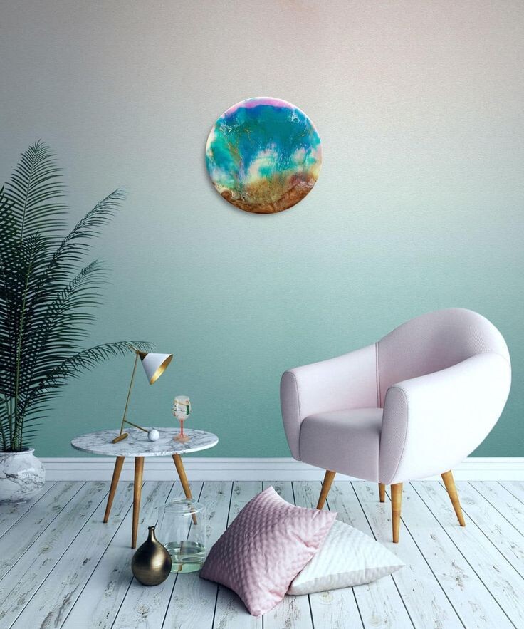 Вариант градиента в интерьере