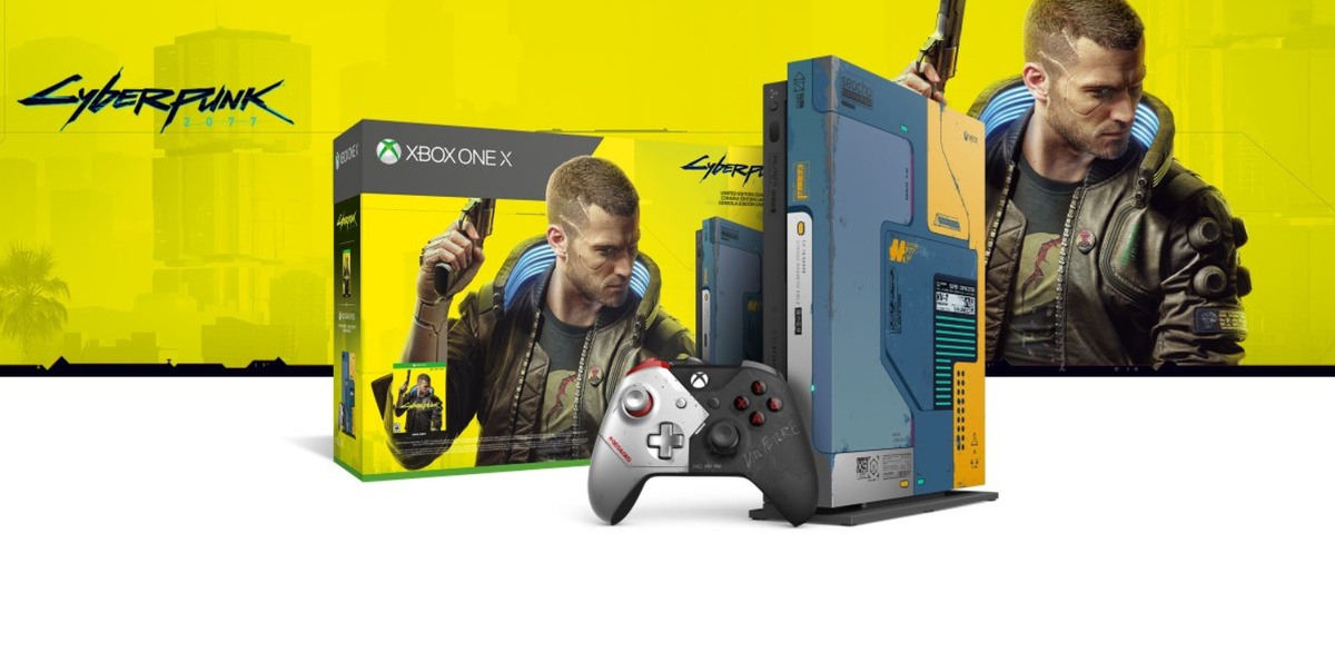 Xbox One в стиле Cyberpunk 2077. Источник Microsoft