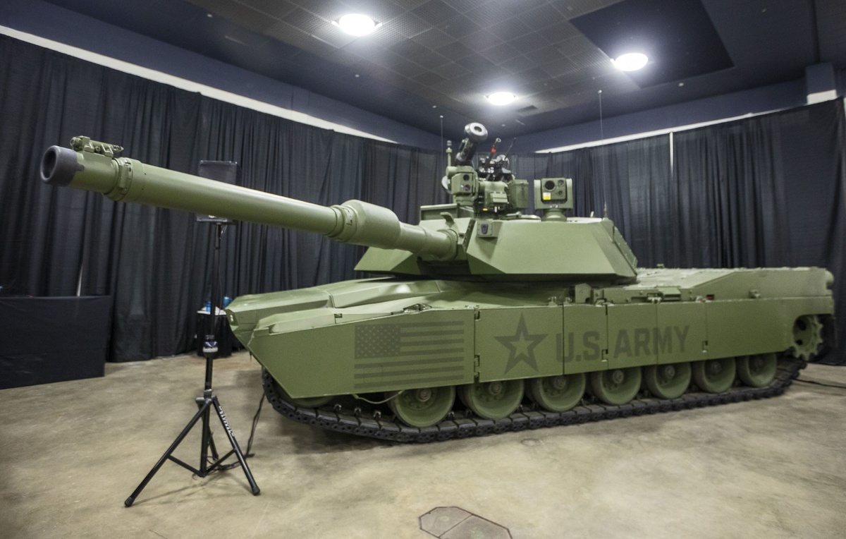    Прототип танка Abrams M1E3  Jim West/UCG/Universal Images Group via Getty Images