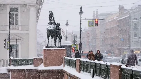 Санкт-Петербург, февральская метель  Из картинок Яндекса