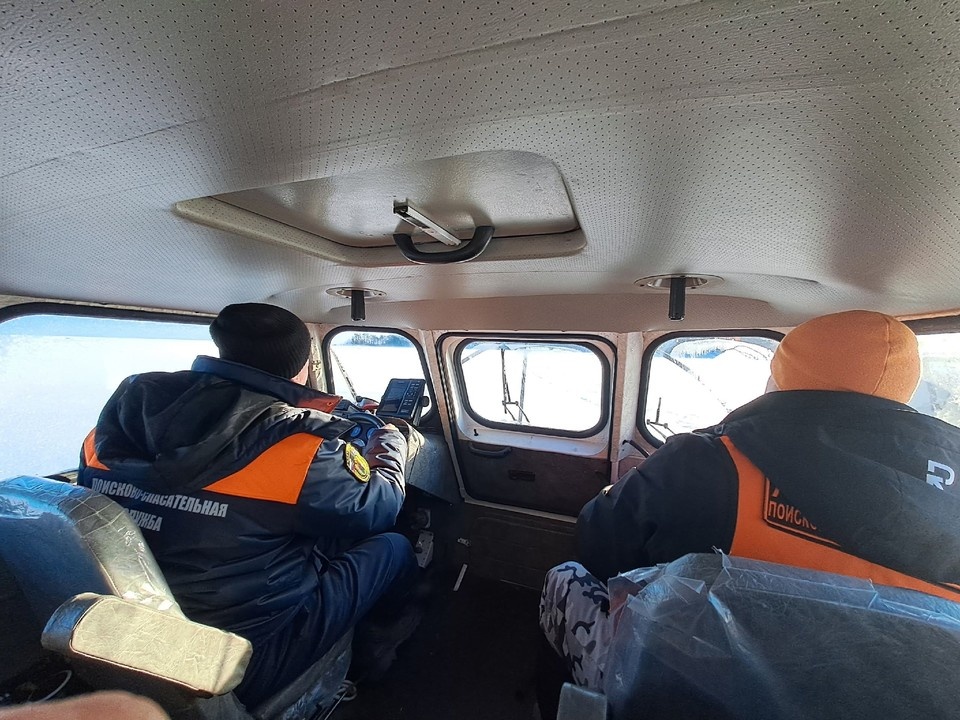    В поисках задействован катер на воздушной подушке Фото: ДПСО «Длинный Берег»