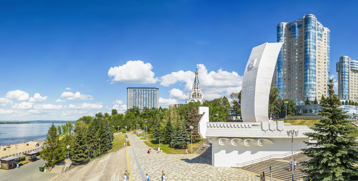 Набережная Самары