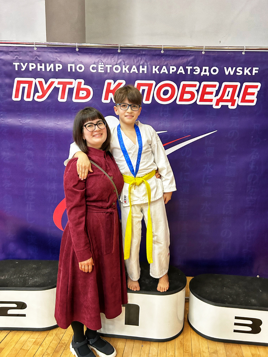 Фото автора. Фото с победителем :)