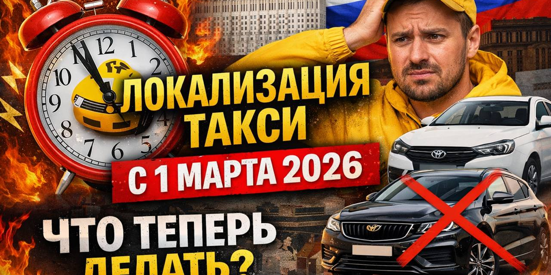 Локализация такси с 1 марта 2026: Минпромторг «забыл» про список, а водителям — расхлёбывать? Полный разбор полетов
