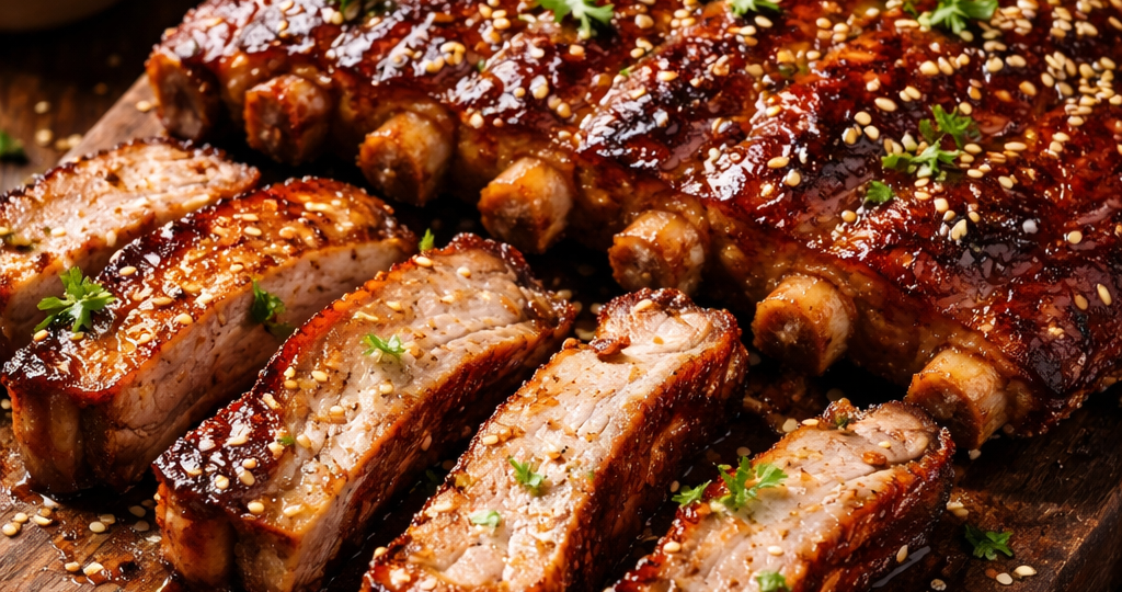 Свиные ребра в медовой глазури которые готовят снова и снова