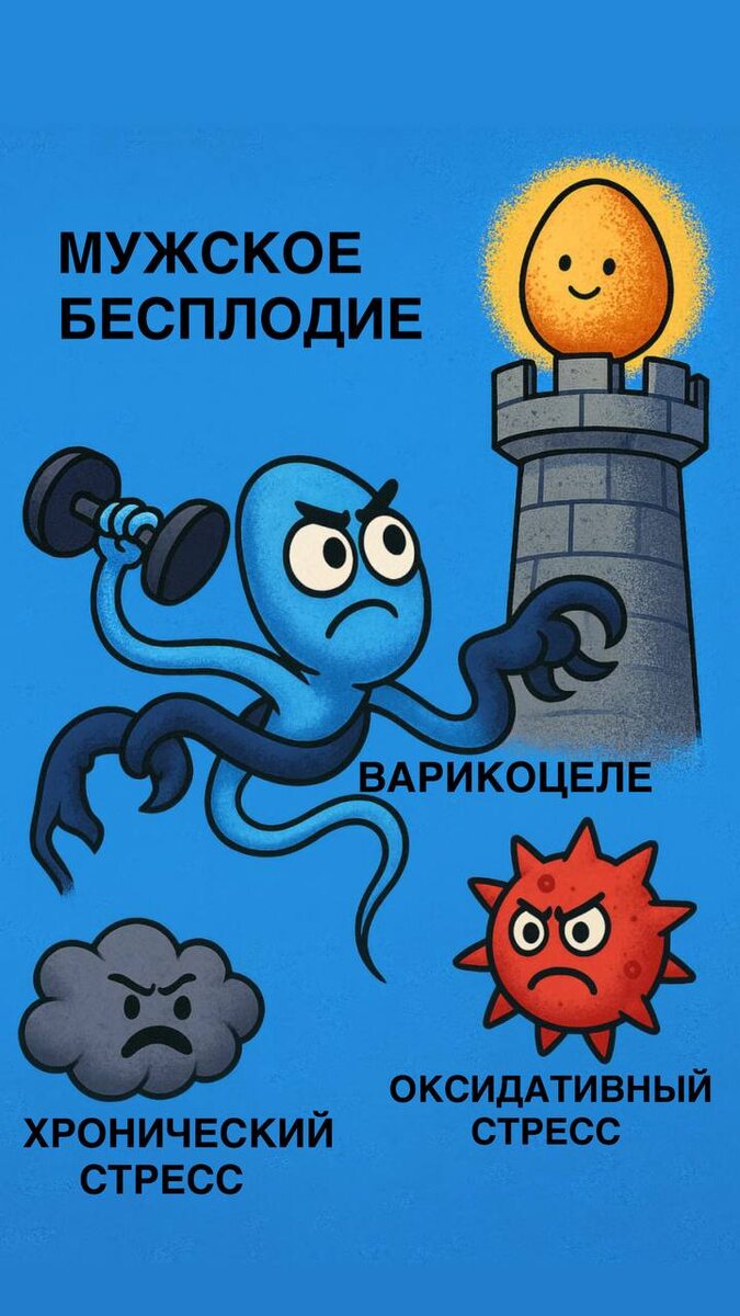 Причины мужского бесплодия 