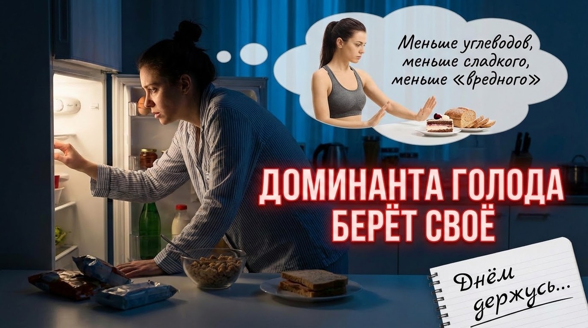 Днем диета, ночью срыв и "ночной зажор"