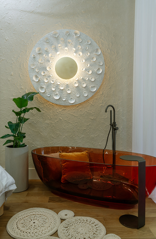 Световое панно «Вода» в интерьере