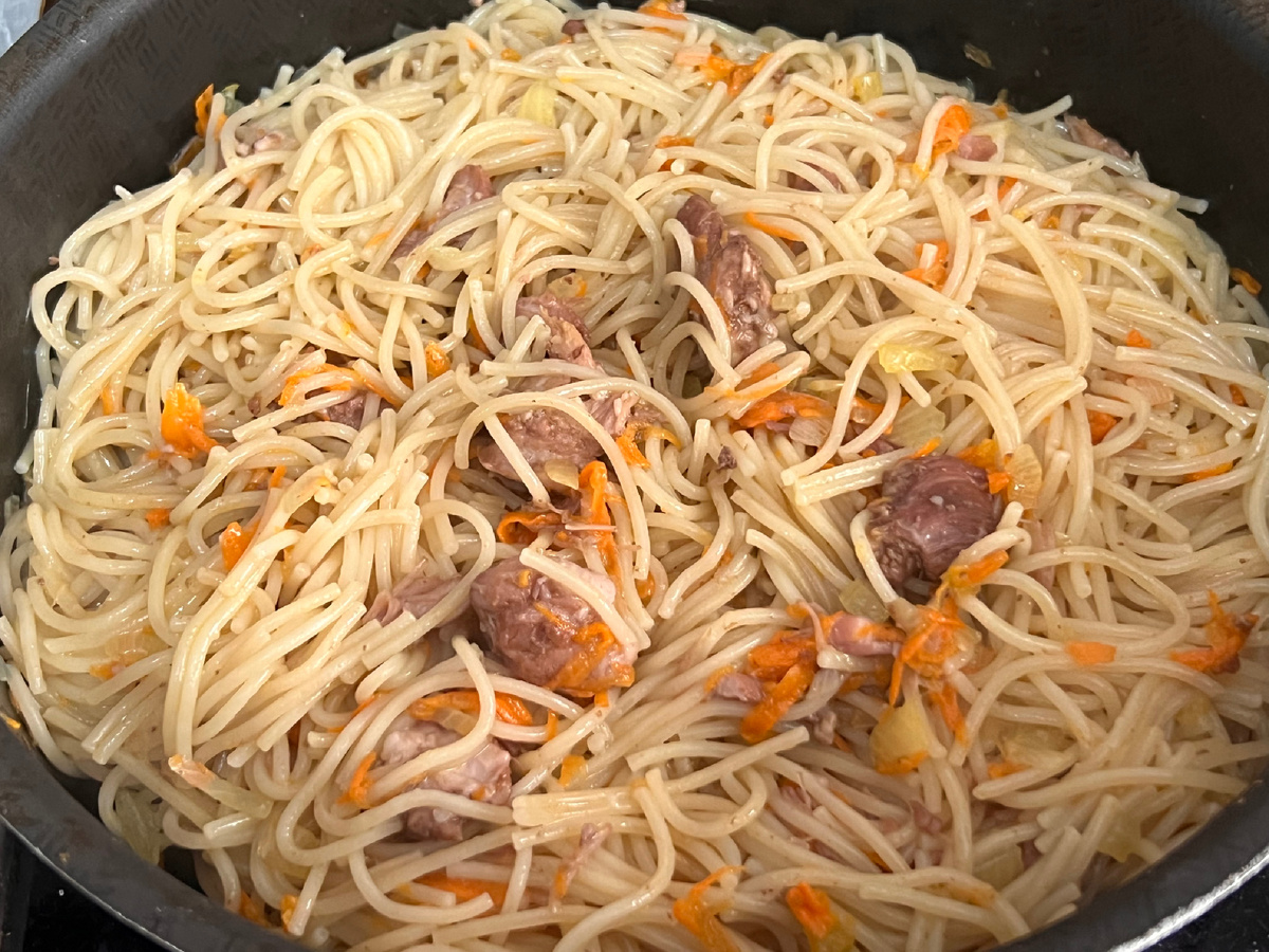 Эти макароны получаются действительно вкусными.