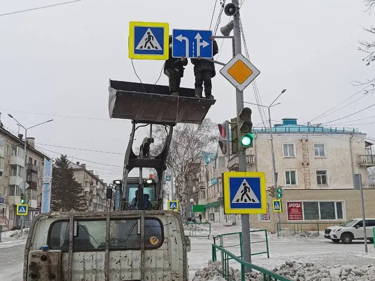     В Советской Гавани установили новый дорожный знак фото: пресс-служба администрации Советской Гавани