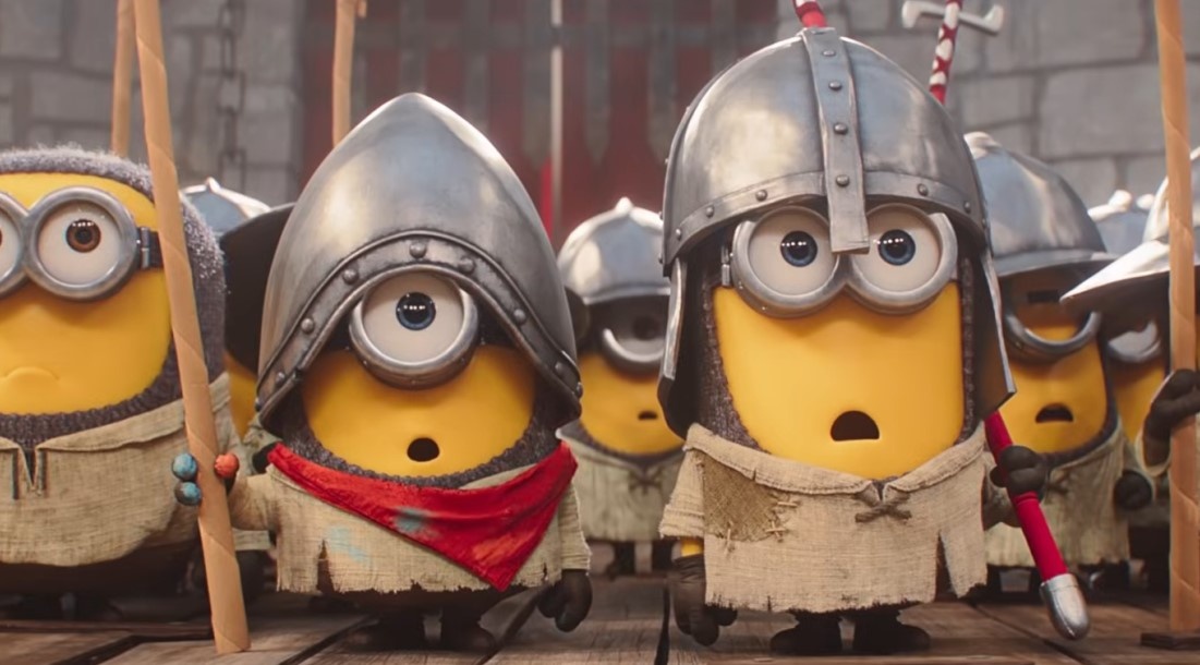     Кадр из мультфильма «Миньоны и монстры» (2026)