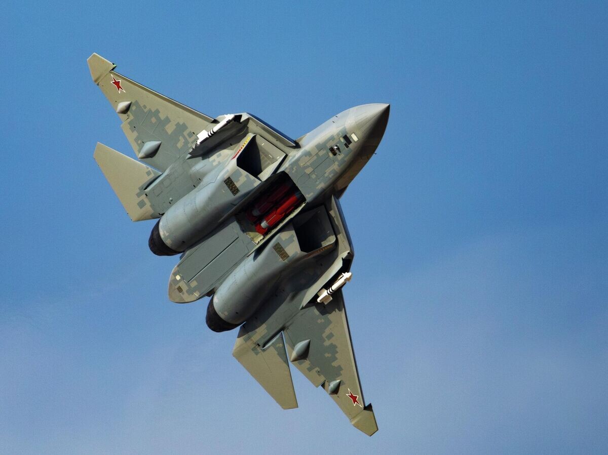    Истребитель Су-57Э© РИА Новости . Пресс-служба ОАК