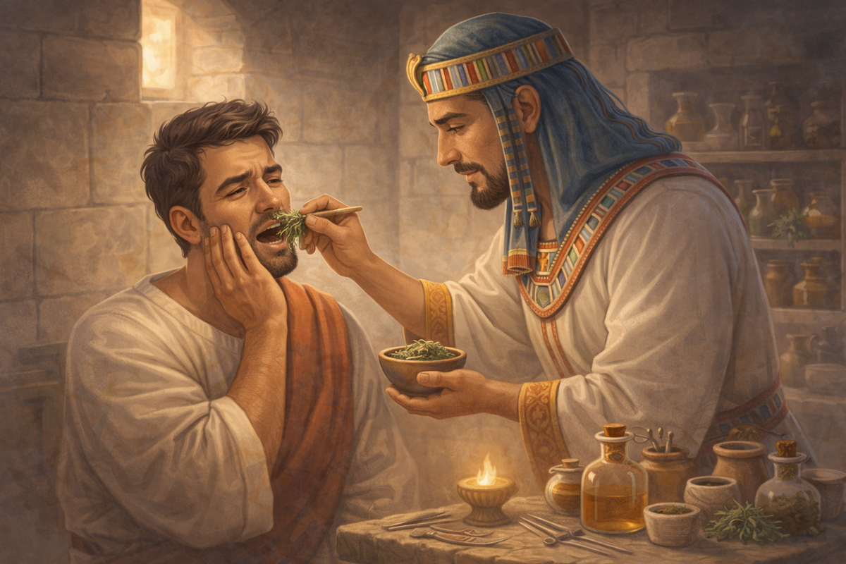 Первые попытки лечения зубов появились ещё у древних цивилизаций – с травами, ритуалами и примитивными вмешательствами.