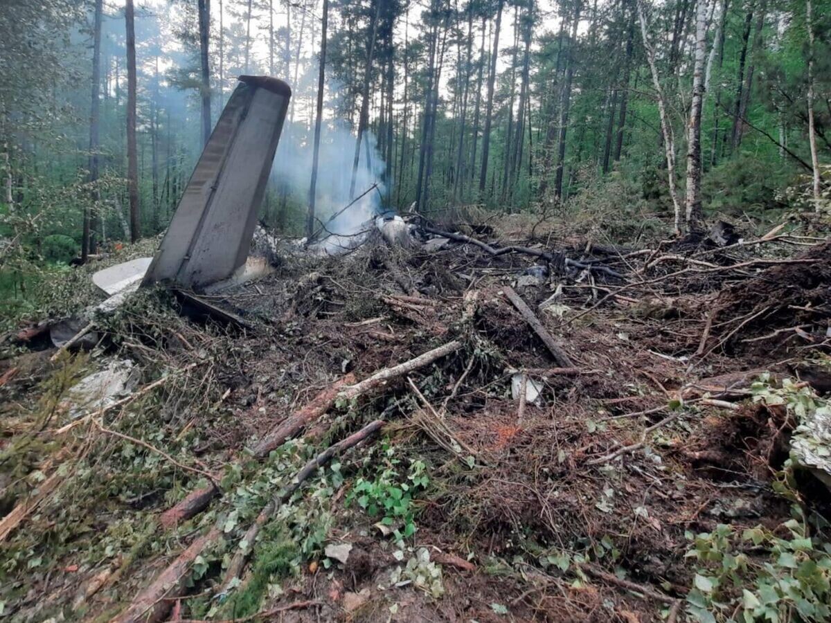    Место крушения пассажирского самолета Ан-24 в Амурской области | © Фото : Восточно-Сибирская транспортная прокуратура