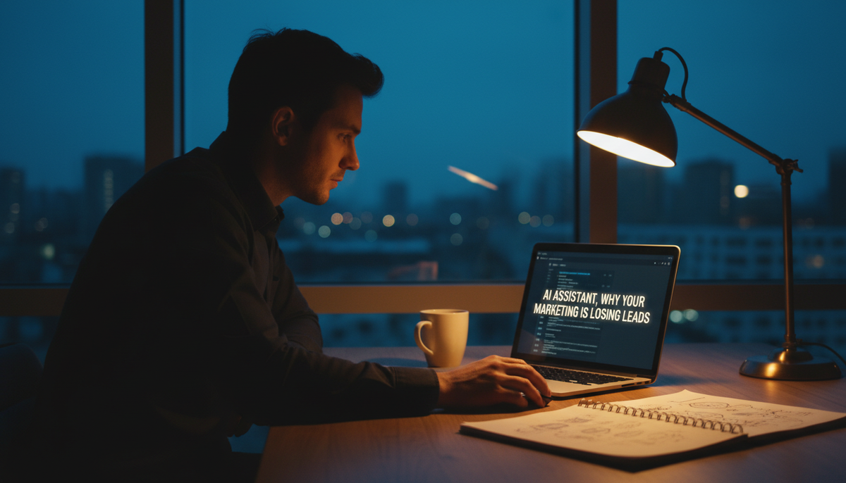 Не знаете, почему ИИ ассистент теряет лиды? Узнайте, как правильно встроить его в маркетинг и вернуть контроль над заявками