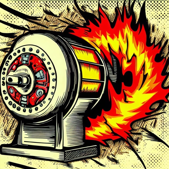 Пуск электродвигателя без устройства плавного пуска в промышленной сети 0,4 кВ