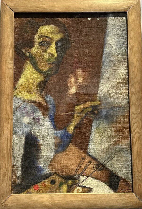 Марк Шагал. Автопортрет. ГМИИ им. А.С.Пушкина. Фото автора.