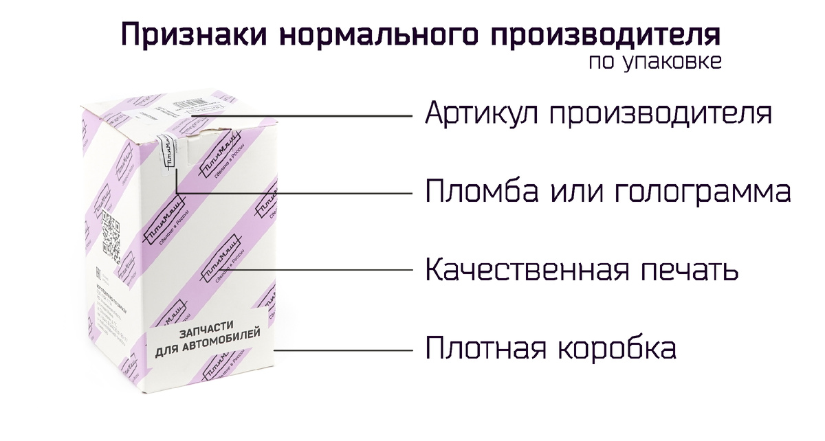 Упаковка производителя