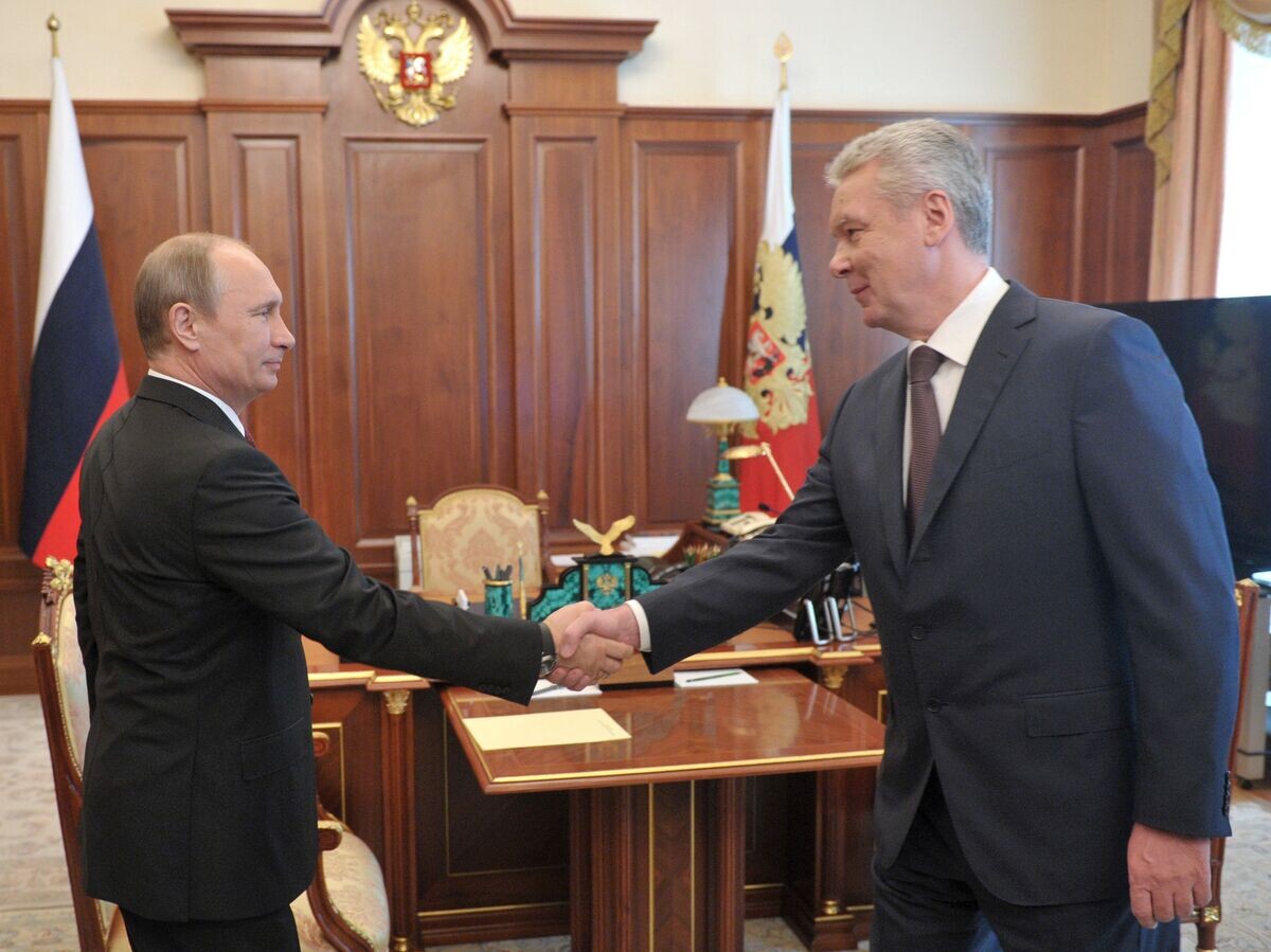    Владимир Путин и Сергей Собянин© РИА Новости . Алексей Никольский