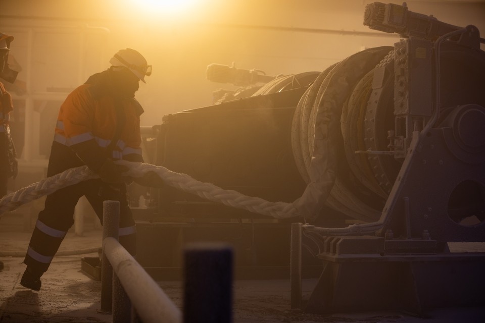    В компании-судовладельце говорят, что появление флагмана укрепило первенство нашей страны в развитии судоходства в Арктике. Фото: Совкомфлот