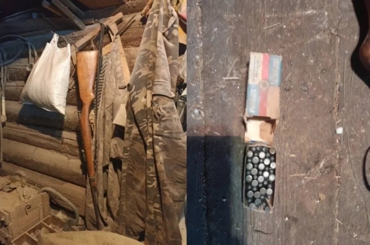    Полиция нашла у жителя Назарово незаконное охотничье ружьё