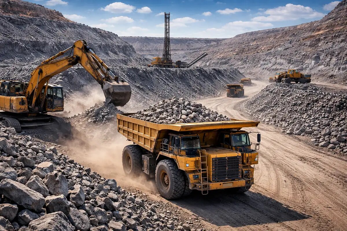    Добыча полезных ископаемых. © Коллаж / Ridus.ru