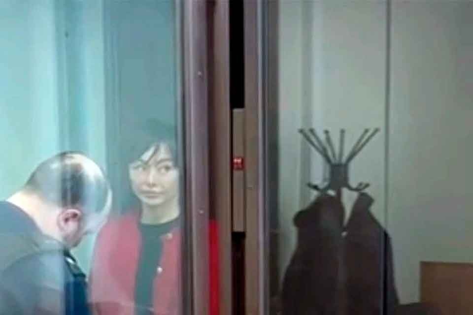    46-летнюю Алию Галицкую накануне арестовал Истринский городской суд. Фото: Mos_obl_sud / Telegram