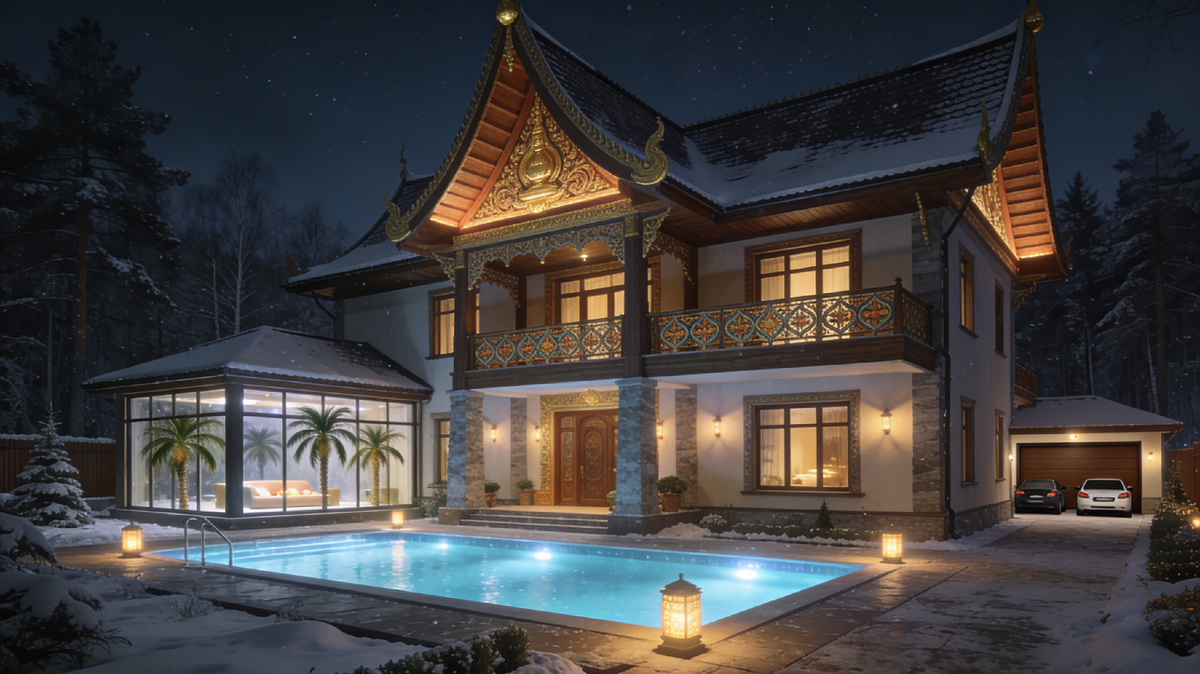 Именно так особняк Лепса представляет себе ИИ. Фото: Perplexity