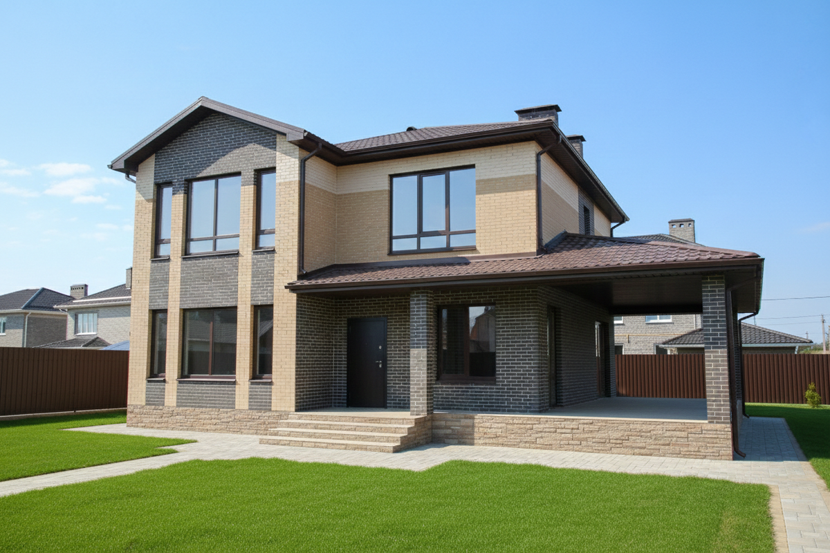 Дом построен СК "Домовой" в г. Краснодар