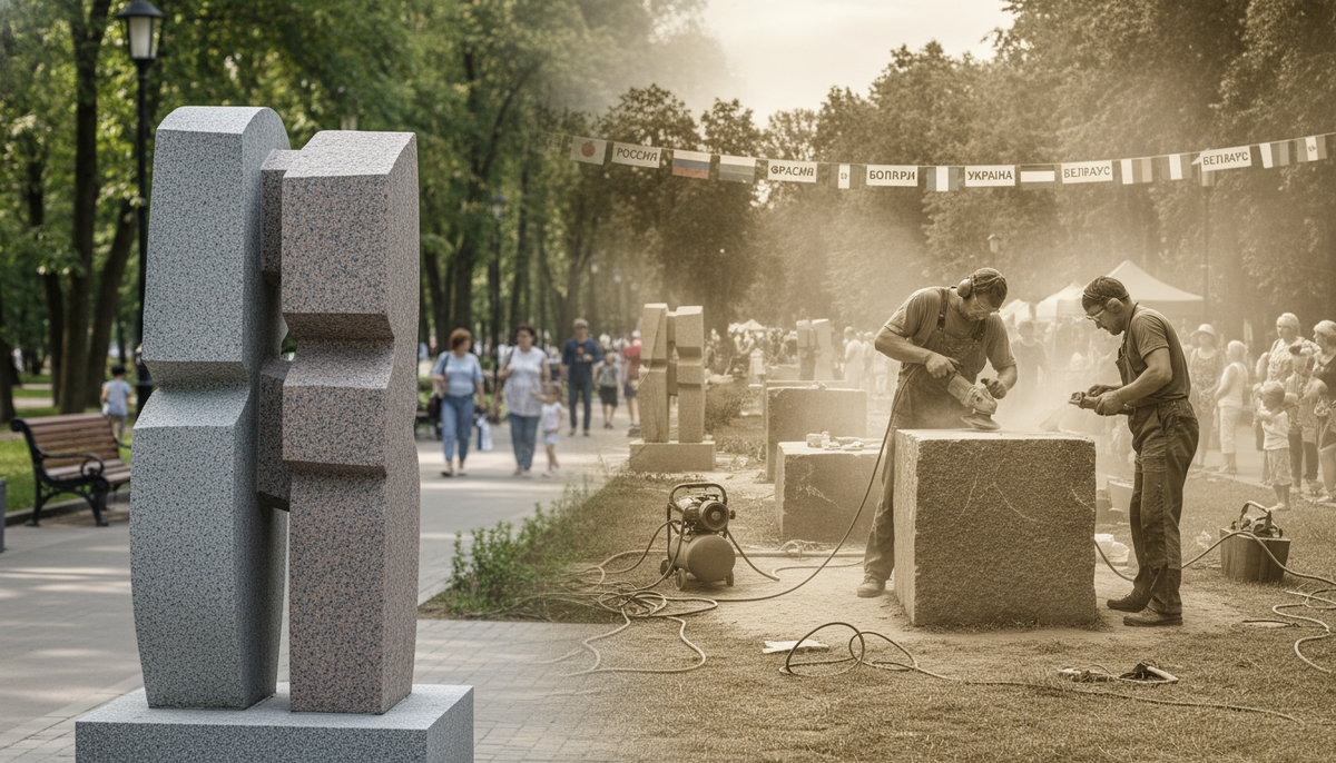 Каменные гости со всего мира.