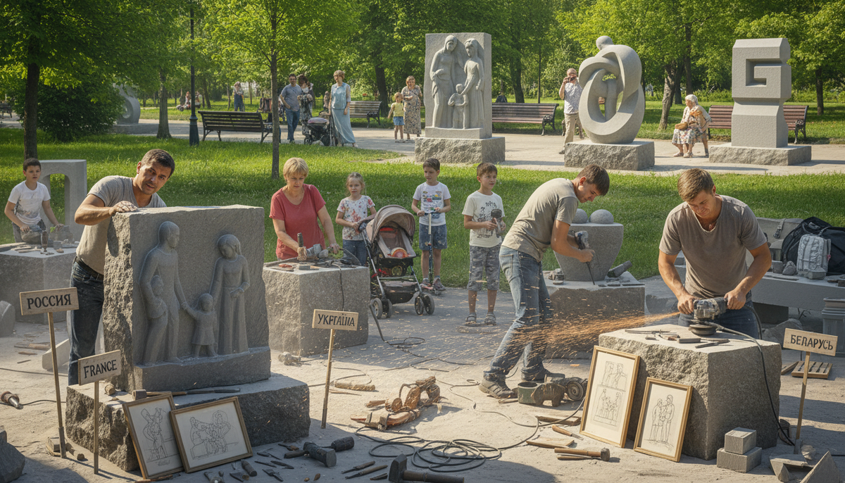 Симпозиум скульпторов.