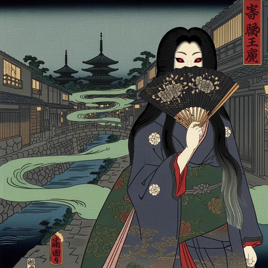 Старинные японские гравюры хранят правду о демонах, чья красота стала их вечным проклятием