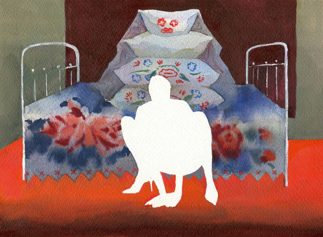    Алина Кугуш. «Невеста». 21×29 см. Акварель, бумага. 2020 Фото: Фото предоставлено Алиной Кугуш