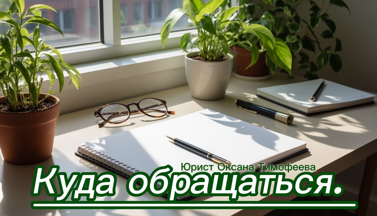 Куда обращаться за помощью при нарушении прав? Юрист Оксана Тимофеева.