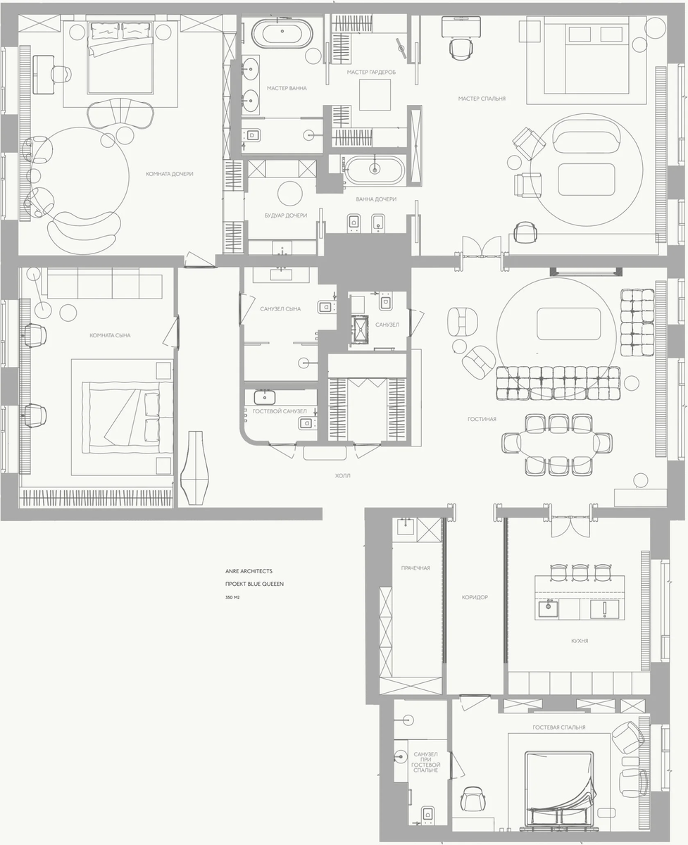 Фото: проект Blue Queen | ANRE ARCHITECTS
